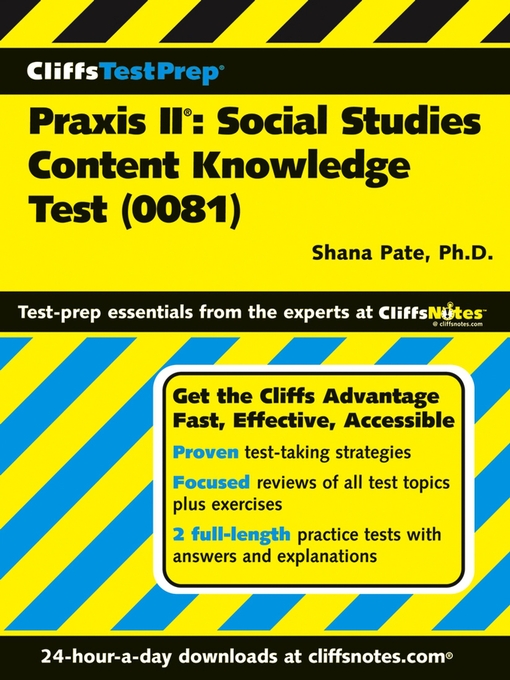 Title details for CliffsTestPrep Praxis II by Shana Pate - Available